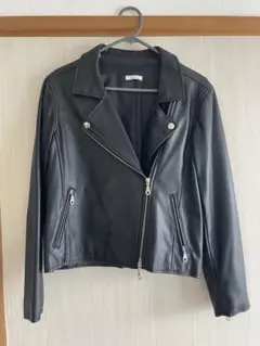 ITEMS URBAN RESEARCH ブラックライダースジャケットのサムネイル
