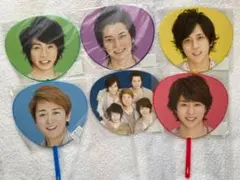 嵐  2011 BeautifulWorld ミニうちわ6本セット