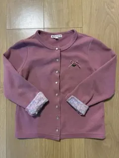 any FAM 120cmカーディガン　ピンクパープル