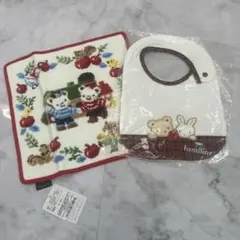 新品未使用familiar タオルハンカチ、スタイのセット