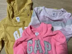 GAP ロンパース2点、パーカー1点の3点セット
