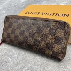 ルイヴィトン ポルトフォイユ クレマンス ダミエ ルージュ 長財布