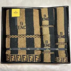 FENDI タオルハンカチ3点セット ブラウン×ブラック フェンディ - メルカリ