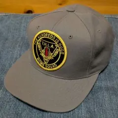 THE HUNDREDS フロントワッペン スナップバック キャップ グレーのサムネイル