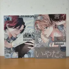 BLコミック 宇良たまじ「イヤって言ってもきかないで」上下巻