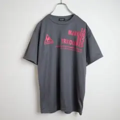 【古着・サイズL】ルコック スポーツ Tシャツ 半袖 グレー