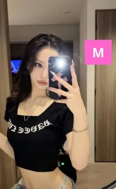 アベイル❤Mサイズ ブラックTシャツ翔子さんコラボ SUREVE×Shokoのサムネイル