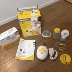 medela Solo 電動母乳搾乳器　母乳ボトル追加付き