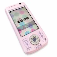 美品！D904i ピンク スライド式携帯電話 本体 ガラケー コレクション 三菱のサムネイル