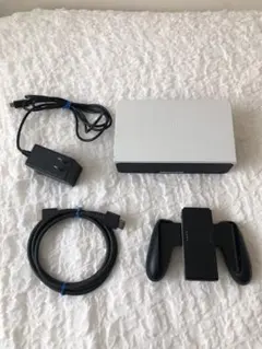 【純正】Switch 有機EL ホワイト 白 ドック アダプター グリップ等
