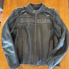 値下げ早い者勝ち HARLEY-DAVIDSON レザージャケット 黒 - メルカリ