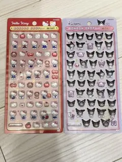 ハローキティ　クロミ　ボンボンドロップミニシールセット