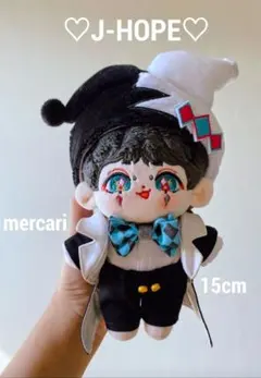 BTS ぬいぐるみ 15cm JHOPE ホソク ホビ ジン ジミン RMユンギ