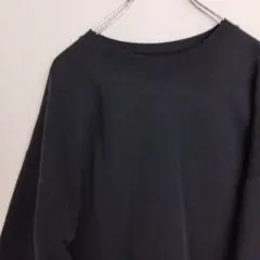 ら*ん様 ヘインズ スウェット トレーナー 無地スウェット ブラック メンズXL