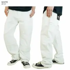 W36L32新品ディッキーズDICKIESダブルニーペインターワークパンツ白他有のサムネイル