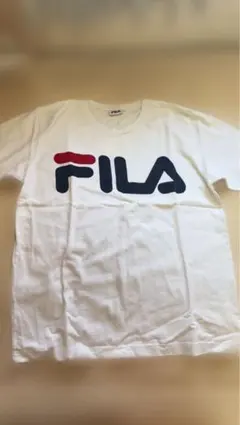 FILA パイナップル柄ロゴ Tシャツ ホワイト Lサイズ - メルカリ