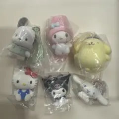 サンリオキャラクターズ カプセルトイ 8種 カラビナ フロッキーマスコット