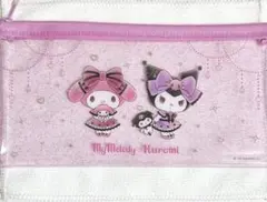 マイメロ クロミ ラメポーチ ペンケース ミニポーチ マイメロディ メロクロ