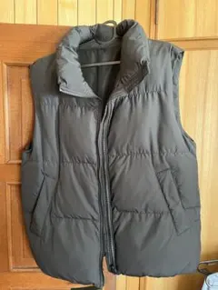 ブラック キルティングベスト