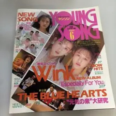 昭和アイドル 昭和バンド明星6月号付録 YOUNG SONG 1989年