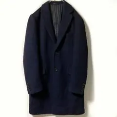 MEN'S BIGI メンズビギ チェスターコート ネイビー M