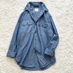 人気 マディソンブルー ハンプトンシャンブレーシャツ デニムシャツ B刺繍のサムネイル