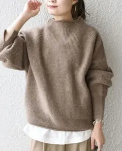 早い者勝ち【美品】SHIPS 〈手洗い可能〉5Gウールカシミヤアゼプルオーバー