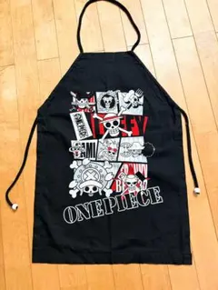 ONE PIECE キッズエプロン 黒