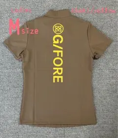 G/FORE ジーフォア レディース モックネックシャツ 半袖 ゴルフウェア