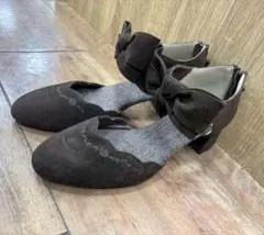 axes femme アクシーズファム バックリボン パンプス M ブラウンのサムネイル