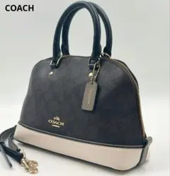 【美品】コーチ ミニ シエラ 2way ショルダーバッグ 本革 PVC