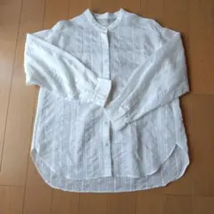 ホワイト長袖シャツ Mサイズ