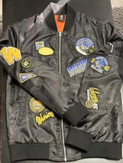 NBA ウォリアーズ スタジャン パッチロゴ ワッペン 中綿入り Mサイズ