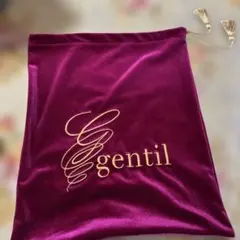 社交ダンス　gentilの巾着　紫