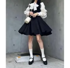 TITTY&CO. フレアミニジャンパースカート