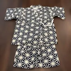 男の子　シンプル　和柄　甚平　130cm