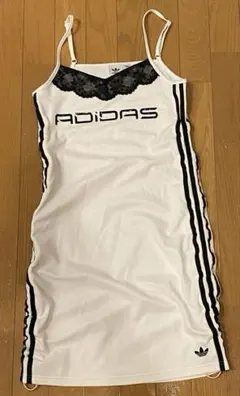 美品！adidas レース付きキャミソールワンピース