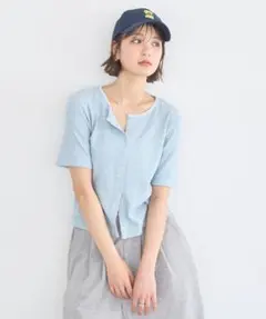新品　アースミュージックアンドエコロジー　チェーンリブカットソーのサムネイル