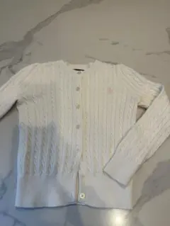 POLO RALPH LAUREN ホワイトカーディガン