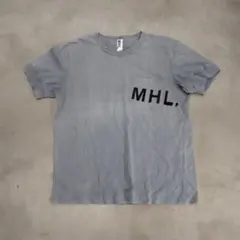MHL. ポケットTシャツ ブルーグレー Mサイズ　ユニセックスのサムネイル