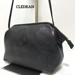 CLEDRAN クレドラン タンテ パース ショルダーバッグ レザー 黒 日本製