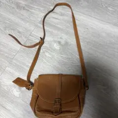 超希少】70s 飴色 肉厚 レザー ショルダーバッグ ハンドクラフト 当時