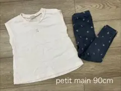 petit main Tシャツ・レギンスセット 90cm