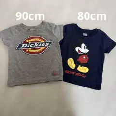 Dickies ミッキーマウス Tシャツ 2枚セット 80cm 90cmのサムネイル