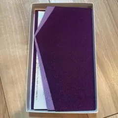 紫色 布製金封袱紗（ふくさ）