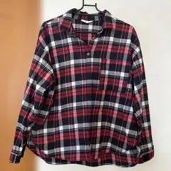 レディース長袖シャツ　チェック柄のサムネイル