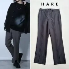 HARE ハレ フロントスリット フレアパンツ ボトムス M