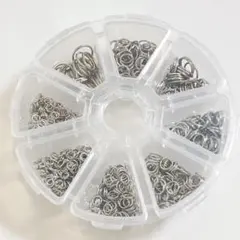 丸カン 大容量 シルバー まるかん 丸環 留め具 丸大 パーツ 3〜12mm