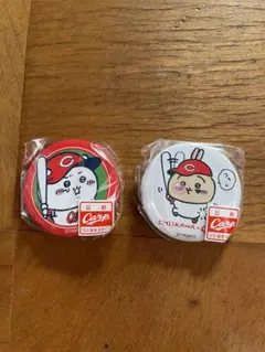 ちいかわCARPコラボ　缶バッチ②個