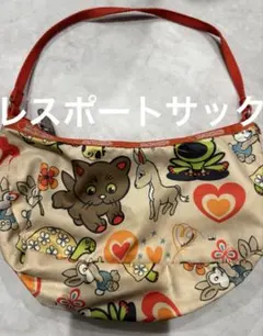 ◾️、LESPORTSAC キャラクター柄 ハンドバッグ